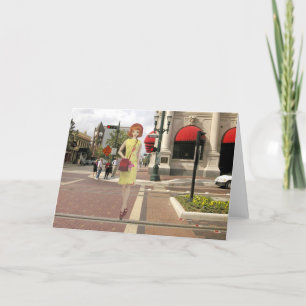 Carte Verdi au croisement de rue principale, Houston, le