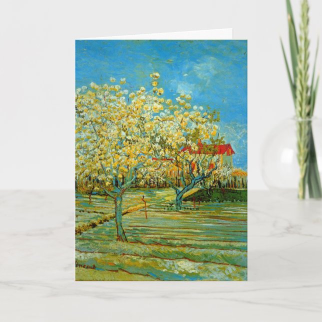 Carte Verger en fleurs par Vincent van Gogh (Devant)