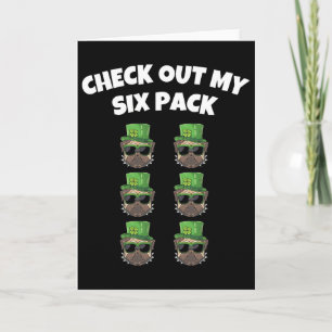 Carte Vérifiez Mon Pack De Six Saint-Patrick Jour De Gym