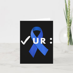 Carte Vérifiez Votre Colon, Les Colonoscopies. Colon Can