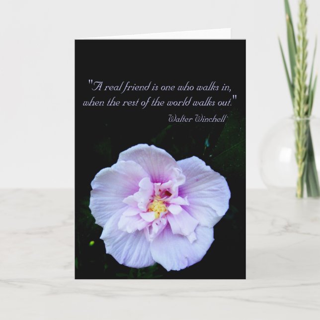 Carte Véritable amitié (Devant)