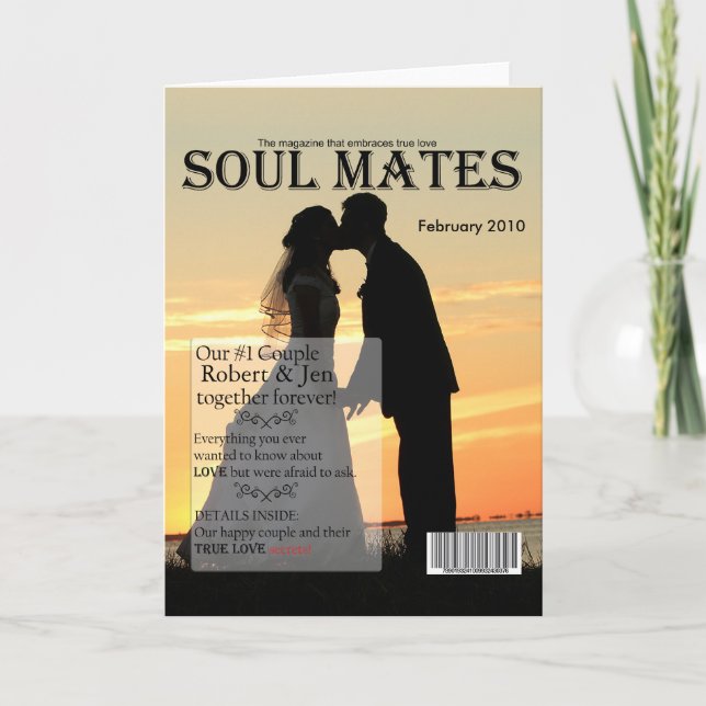 Carte Véritable Espace d'Amour, Soul Mates Magazine 1, . (Devant)