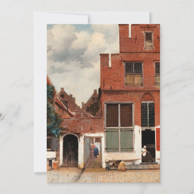 Carte Vermeer - La petite rue (Devant)