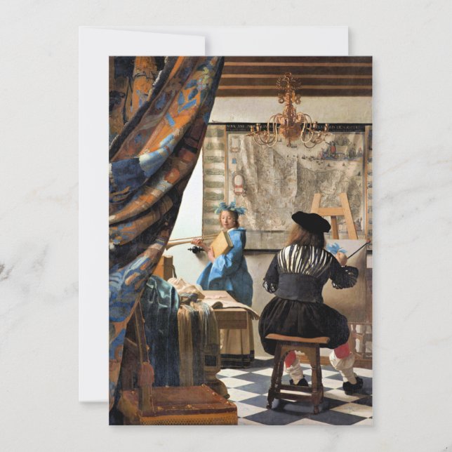 Carte Vermeer - L'art de la peinture (Devant)