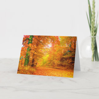 Carte Vermont Autumn Nature Fine Paysage
