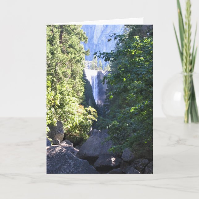 Carte Vernal Falls, Yosemite National Park (Devant)