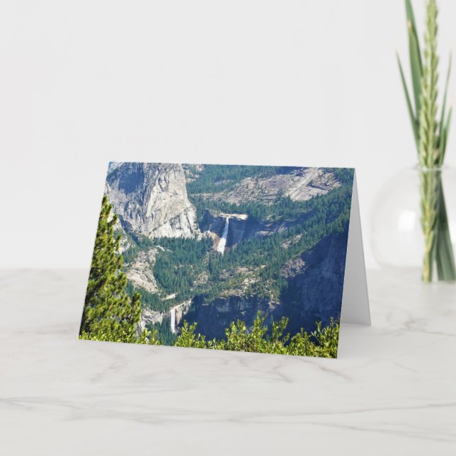 Carte Vernal & Nevada Falls from Glacier Point, CA (Devant)