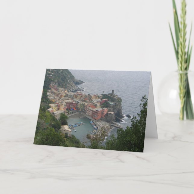 Carte Vernazza Italie (Devant)