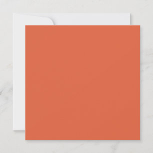 Carte Verona Couleur uni orange coucher de soleil