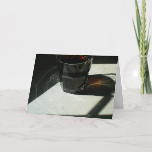 Carte verre 3 de café