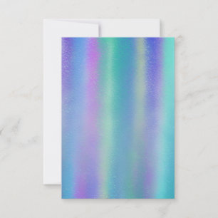 Carte Verre Dichroïque Rainbow Colours Art