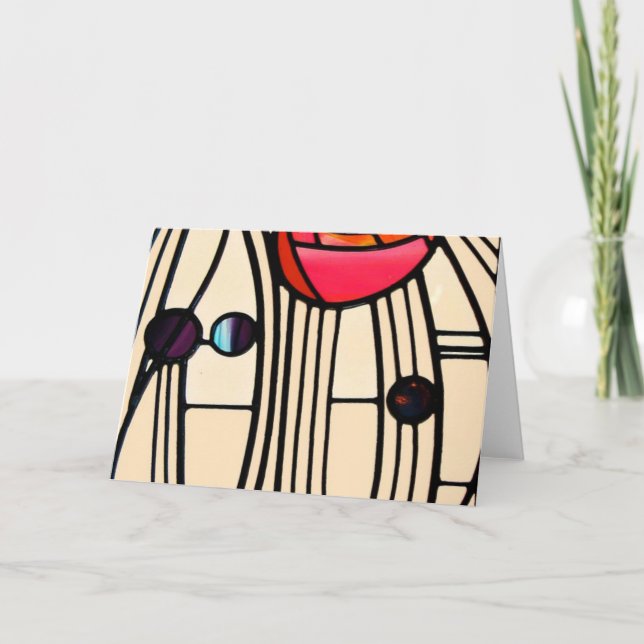 Carte Verre en tôle de Charles Rennie Mackintosh (Devant)