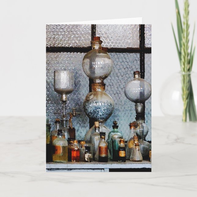 Carte Verrerie de laboratoire (Devant)