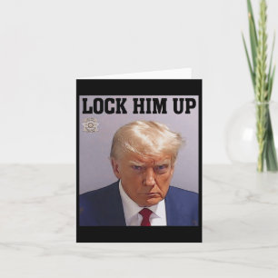 Carte Verrouiller Donald Trump Tiré Sur Trump S Anti-Tru