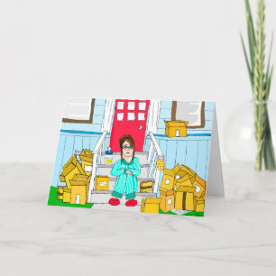 Carte Verrouiller la distance sociale isoler l'Humour