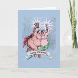 Carte Vers heureux gai de remplaçant d'anniversaire