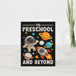 Carte Vers la maternelle et au-delà Astronaute drôle de 