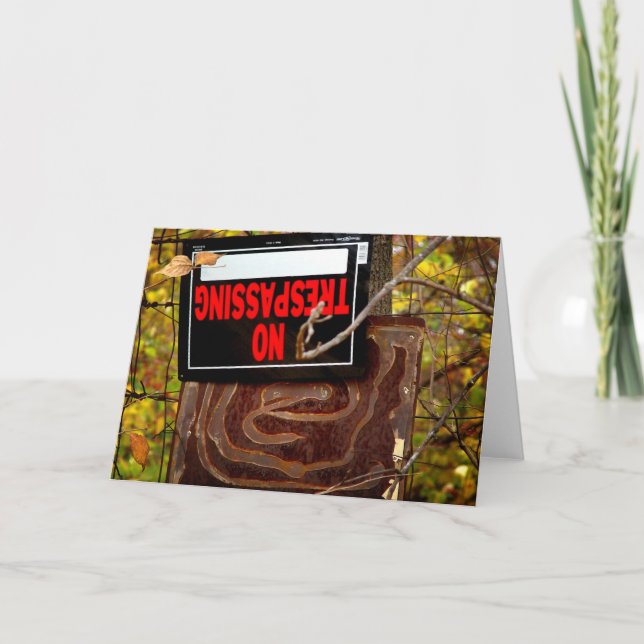 Carte Vers le haut sans intrusion (Devant)