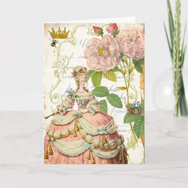 Carte Versailles Roses de la Marie Antoinette (Devant)