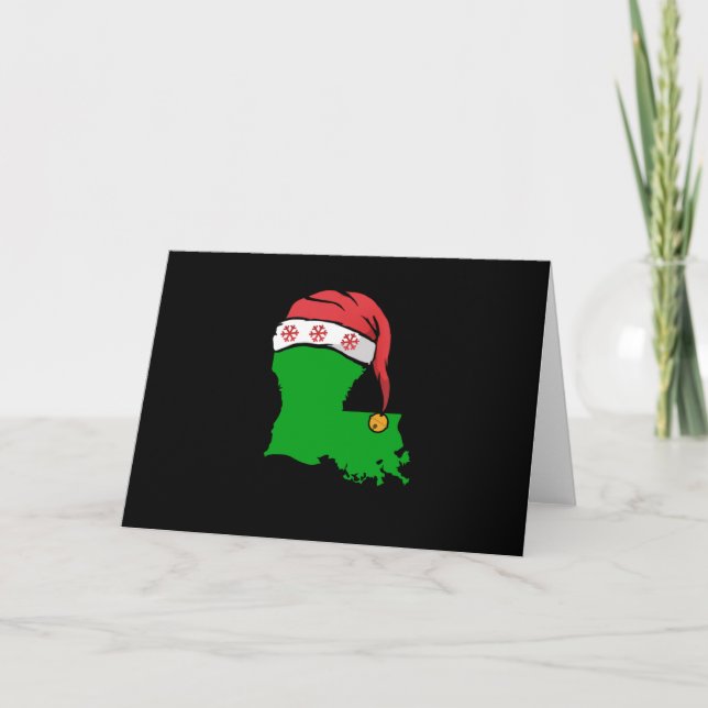 Carte Vert mignon USA de cadeau de Noël de Noël de la (Devant)