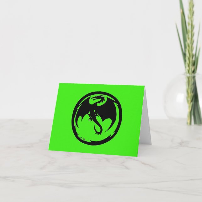 Carte verte Black Dragon (Devant)