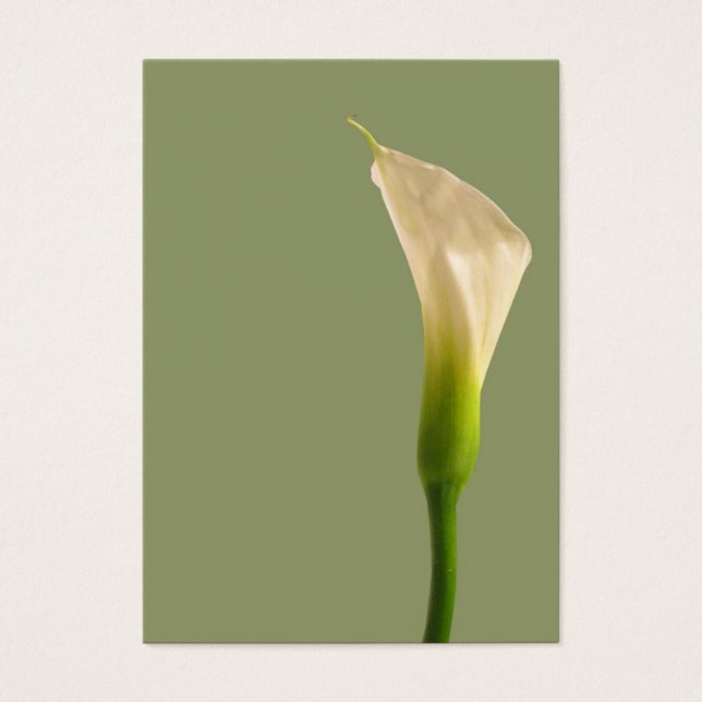 Carte verte Calla lily Sage (Devant)
