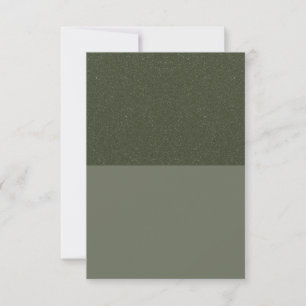 Carte Verte Minimaliste Moss Deux Tons - Personnal