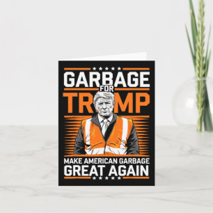 Carte Veste de sécurité réfléchissante orange Donald Tru
