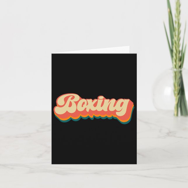 Carte Vêtements de boxe - Boxe 3 (Devant)