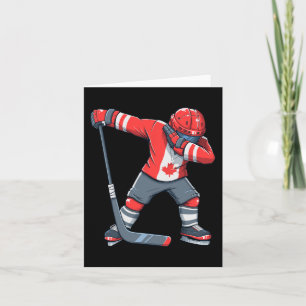 Carte Vêtements de hockey sur glace pour garçon amusant