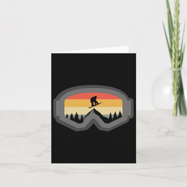 Carte Vêtements de snowboard - Snowboard Snowboarder Sno (Devant)