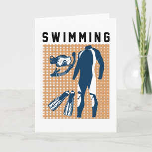 Carte Vêtements et lunettes de natation