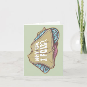 Carte Vêtements pliants, jour de lessive