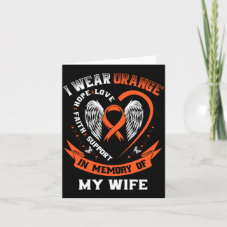 Carte Vêtements Pour Hommes Orange En Mémoire De L'épous
