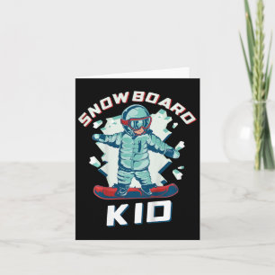 Carte Vêtements Snowboard Enfants Uni 2t Carton noir Sno