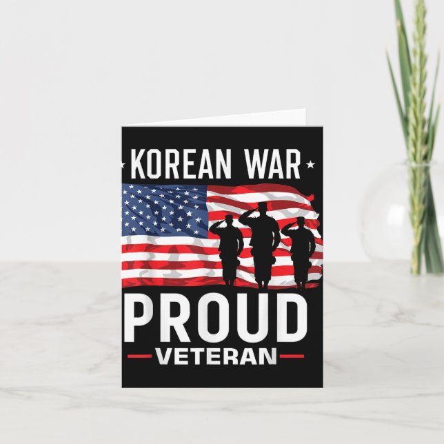 Carte Vétéran de la guerre de Corée  (Devant)
