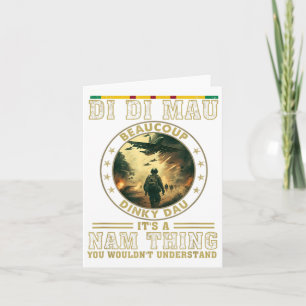 Carte Vétéran du Vietnam Di Di Mau, Mémoire de la guerre