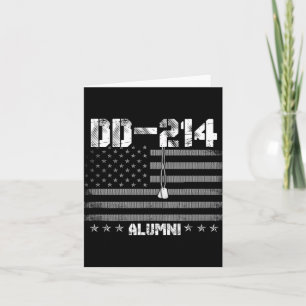 Carte Vétéran Militaire Ancien Élève Dd-214 Patriotique
