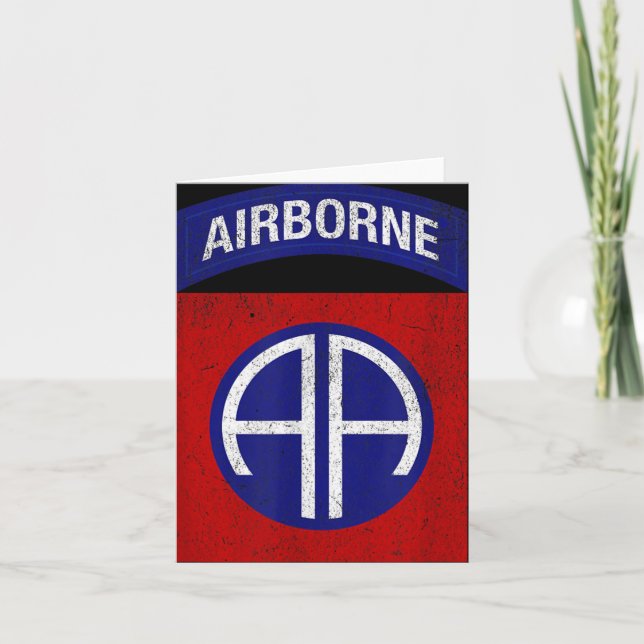 Carte Vétéran patriotique militaire en difficulté 82e Ai (Devant)