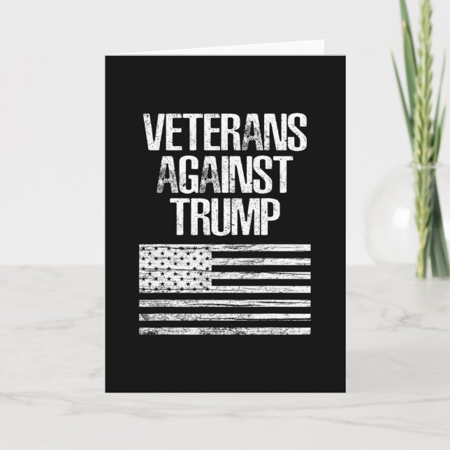 Carte Vétérans contre Trump  (Devant)
