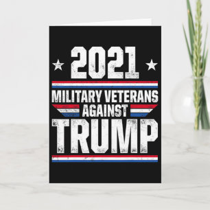 Carte Vétérans Militaires Contre Trump Violent L'électio