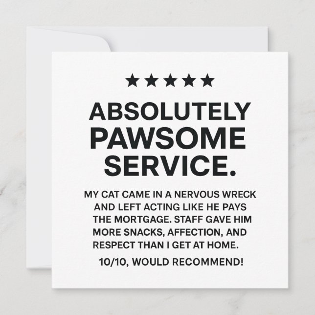 Carte Vétérinaire Merci Vet (Devant)