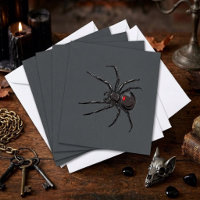 Veuve noire Araignée Dessin Original Art