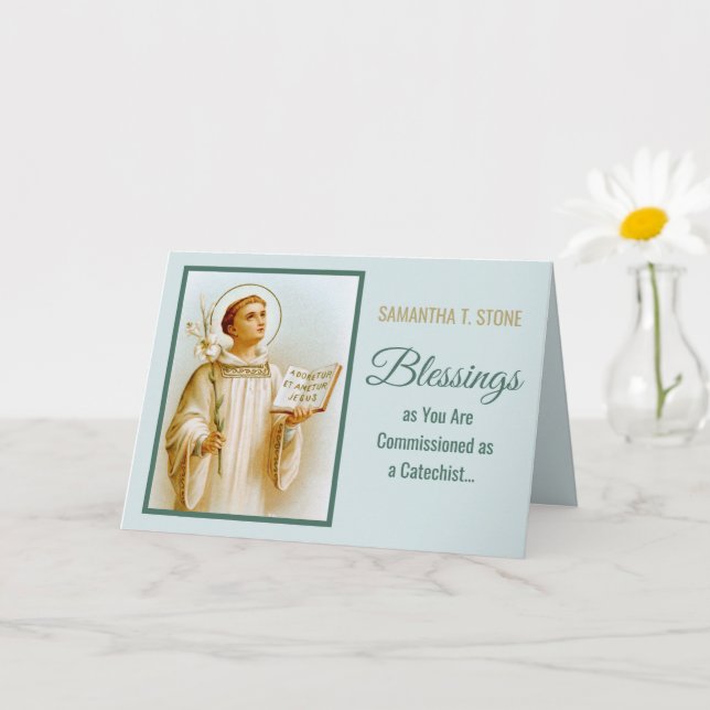 Carte Viateur de Lyon le Catéchiste (BF 02) (Petite plante)