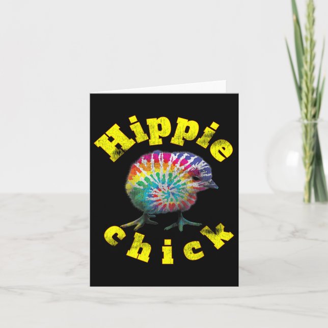 Carte Vibe de festival Fille hippy Tie Dye Fille  (Devant)