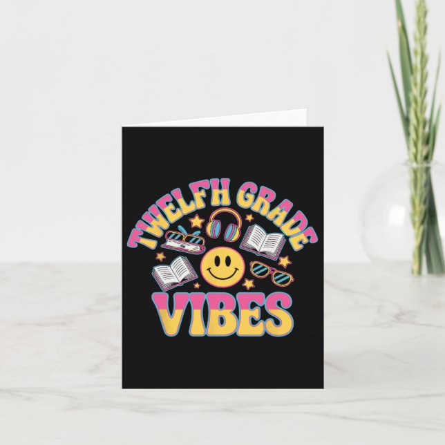 Carte Vibes de 12e année Enseignant de 12e année (Devant)