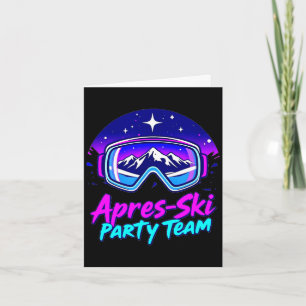 Carte Vibes de fête après-ski – vie nocturne de montagne