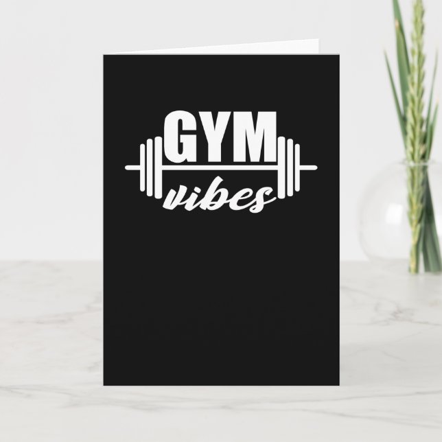 Carte Vibes De Gym (Devant)
