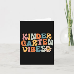 Carte Vibes de jardin d'enfants - Kinder Crew Retro Prem