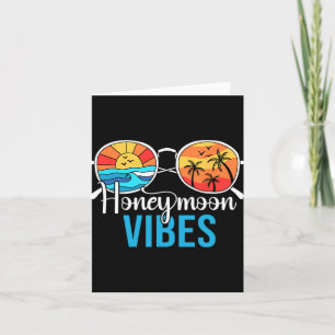 Carte Vibes de lune de miel Couples Vacances Mariage Mar